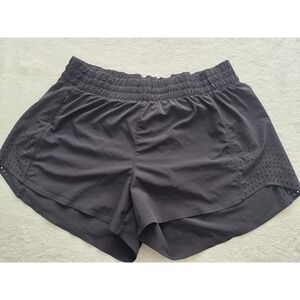 Athleta S SMALL Hustle 3" Short, Black Running Shorts Liner Workout Gym